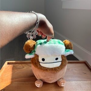 Squishmallows Brown and Green Plush Toy